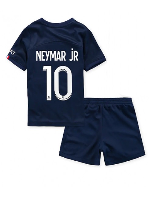Paris Saint-Germain Neymar Jr #10 Heimtrikotsatz für Kinder 2022-23 Kurzarm (+ Kurze Hosen)